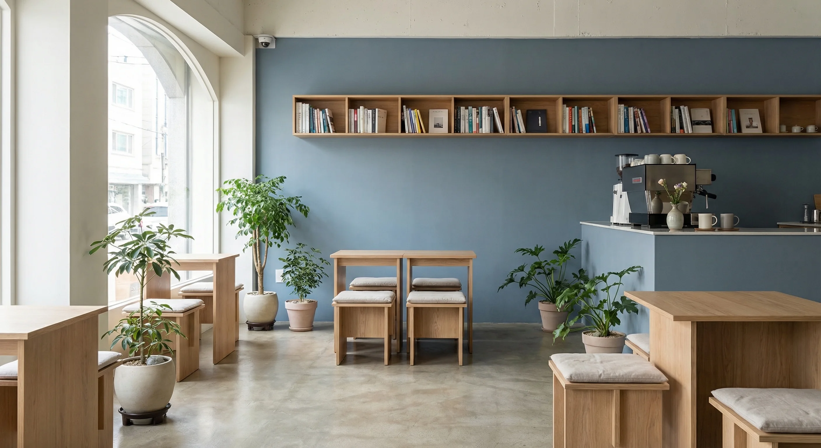 로컬 카페 내부