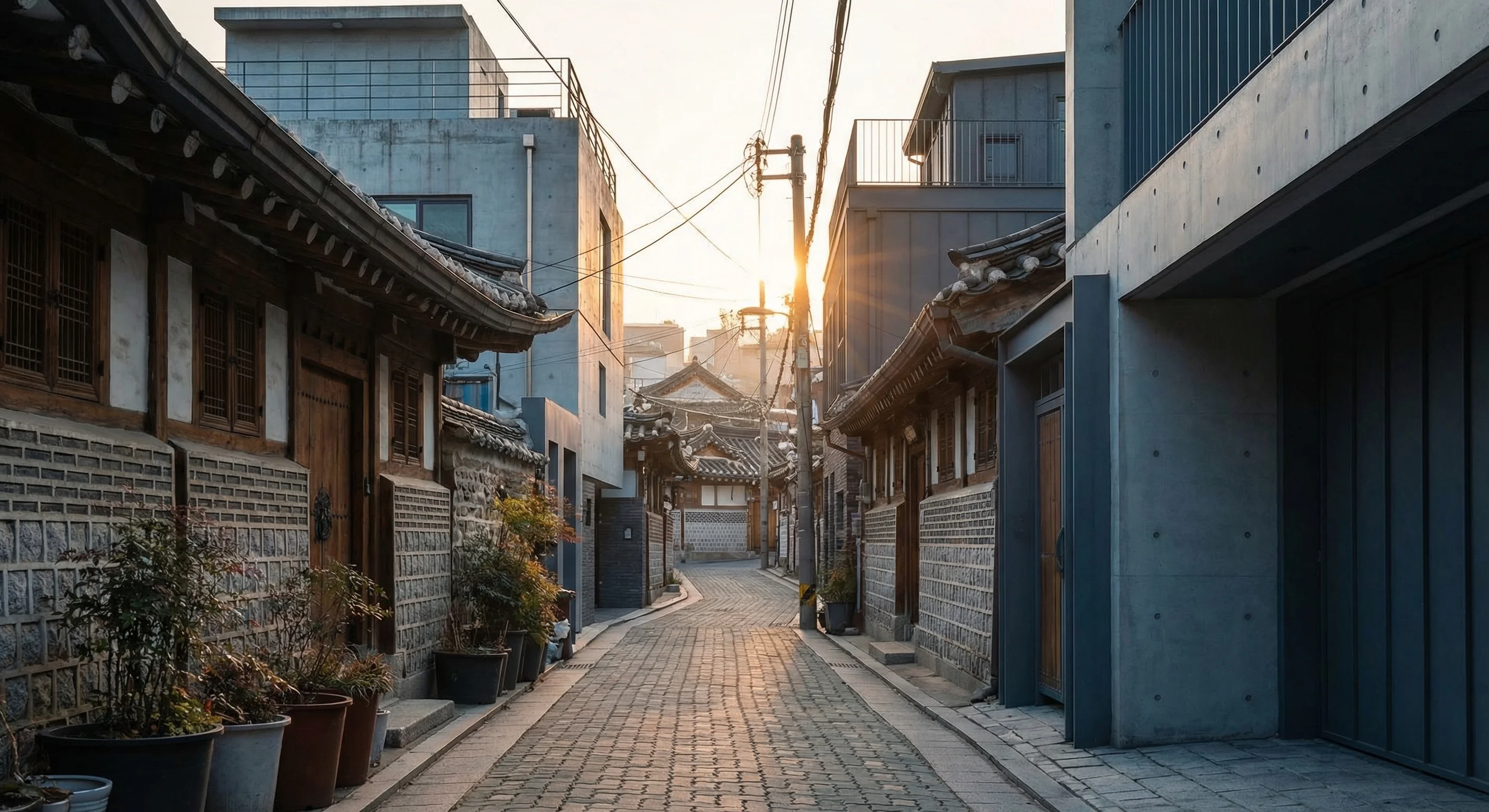 도시 거리 풍경